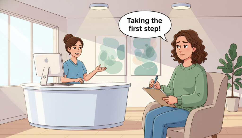 Agendamento de consulta médica na Clínica Azzi