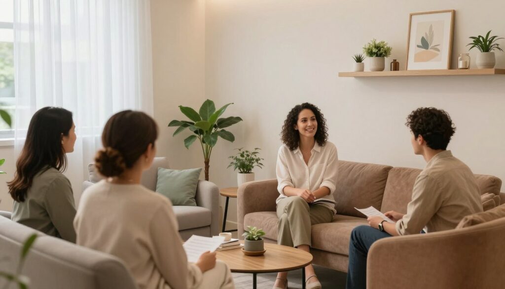 Ambiente acolhedor da Clinica Azzi para tratamento psiquiátrico