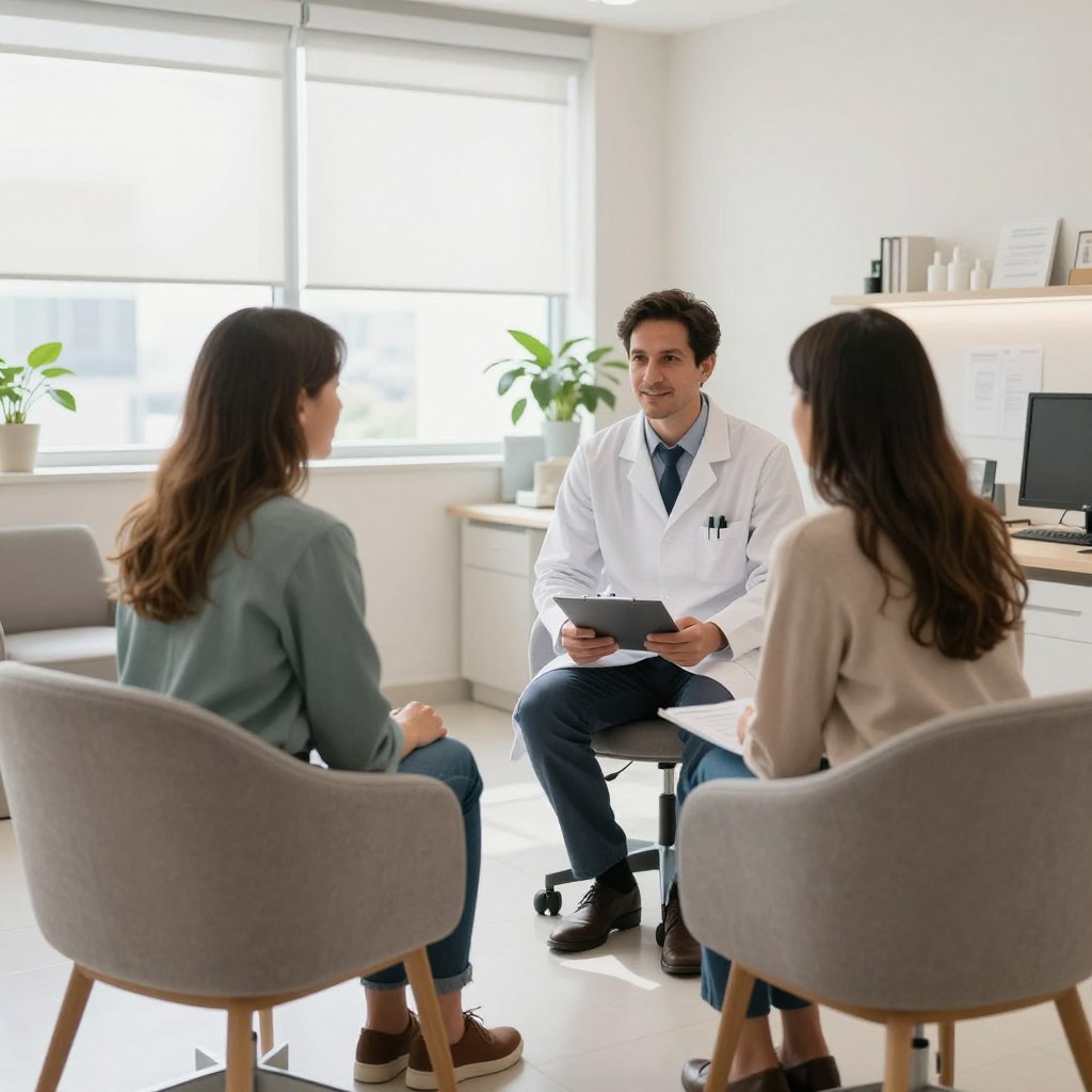 Consulta presencial de psiquiatria na Clinica Azzi