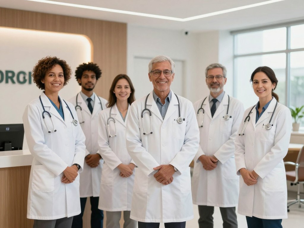 Equipe médica da Clinica Azzi especializada em psiquiatria