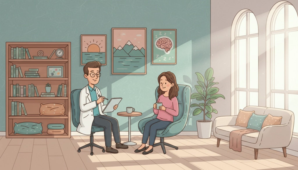 Especialidades médicas para tratar sono ruim