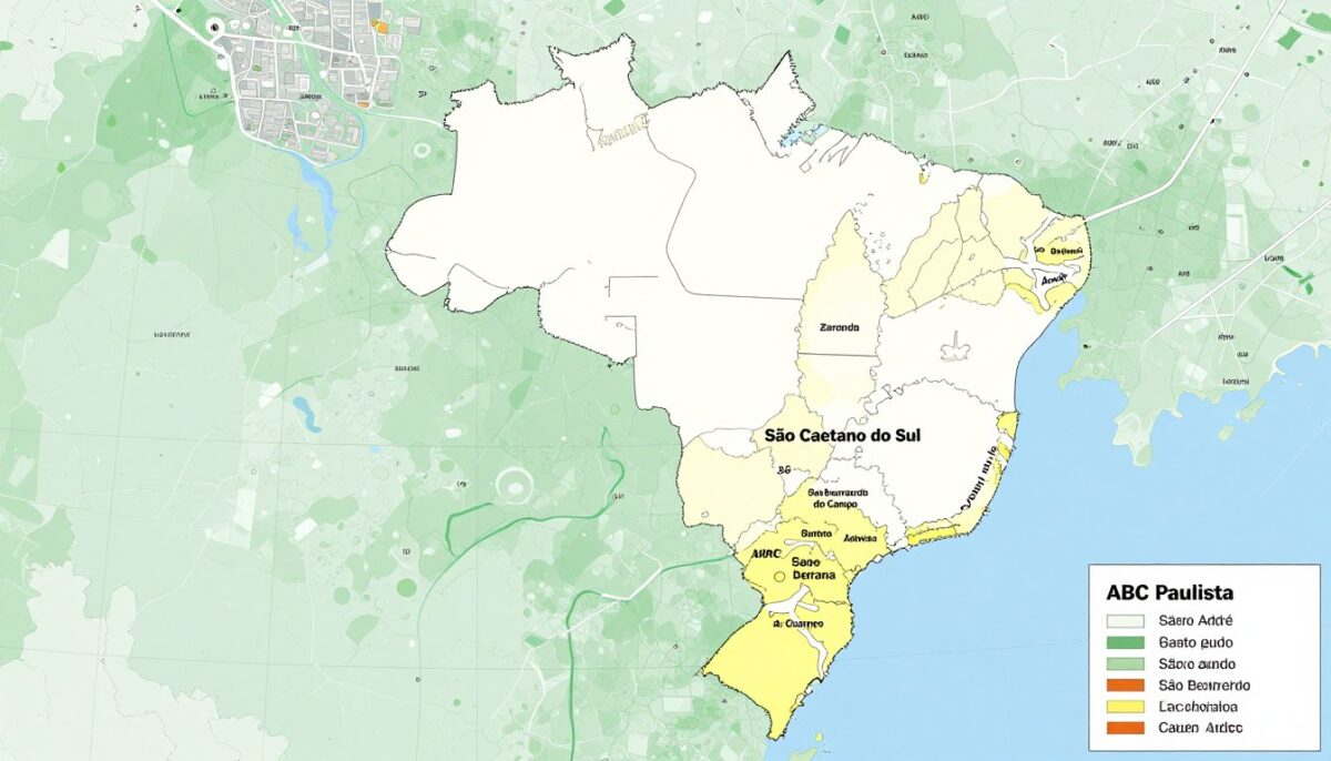 Mapa Regiao Abc Mapa-da-regiao-do-ABC-Paulista-mostrando-Sao-Caetano-do-Sul - Clínica Azzi