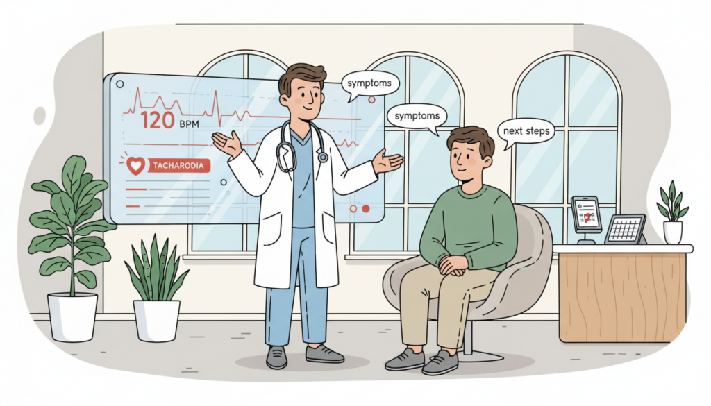 diagnóstico taquicardia
