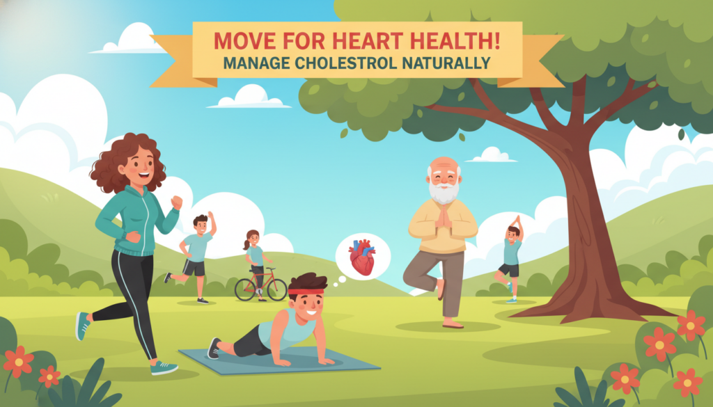 exercícios físicos para controlar o colesterol alto