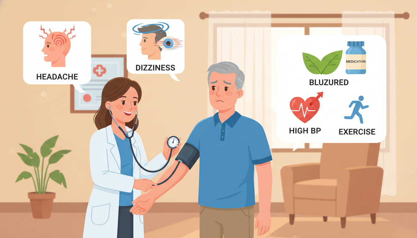 pressão alta sintomas