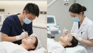 Comparação entre dermatologia clínica e estética
